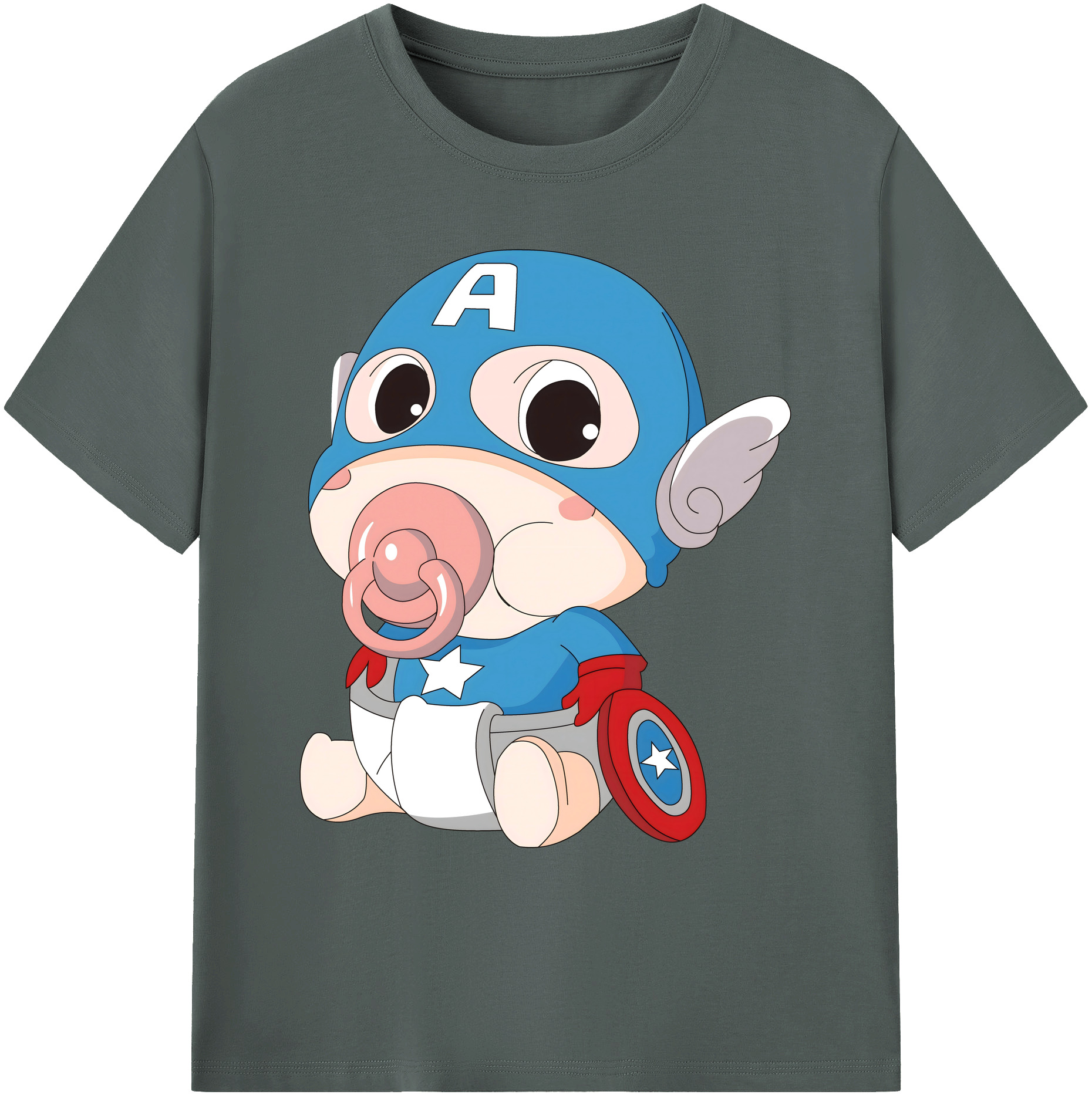 （画像用） アベンジャーズ The Avengers 綿100％ メンズ半袖Tシャツ｜肌触りやわらか＆通気性